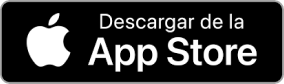 Recuadro negro con la invitación a descargar la aplicación de Angeles Digital en la app store.