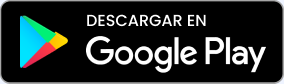 Recuadro negro con la invitación de descargar la aplicación de Angeles Digital en Google Play