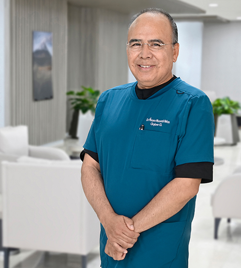 Es la foto de perfil de un cirujano general en Puebla de Hospital Angeles Puebla.