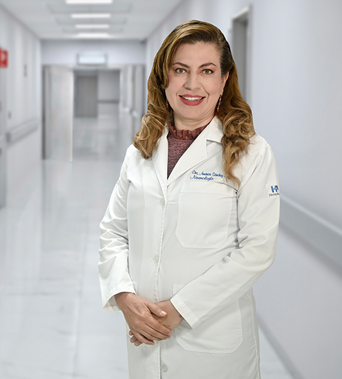 Es la foto de perfil de una neumóloga en Morelia de Hospital Angeles Morelia.