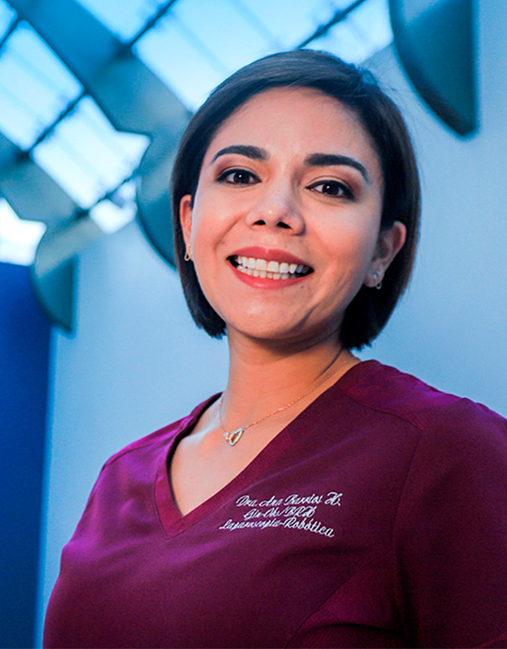 Es la foto de perfil de una ginecóloga y obstetra, especialista en biología de la reproducción en Huixquilucan de Hospital Angeles Lomas.