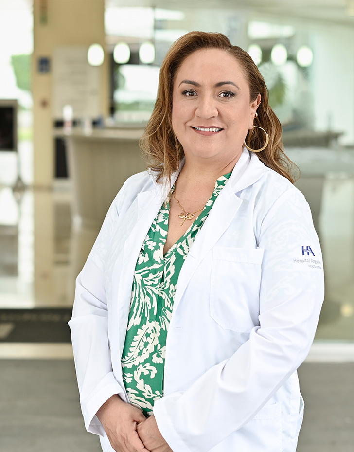 Es la foto de perfil de una reumatóloga en Ciudad de México de Hospital Angeles Acoxpa.