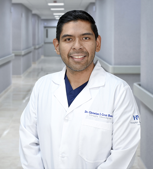 This is the profile photo of a surgical oncologist León  Hospital Angeles León in León .