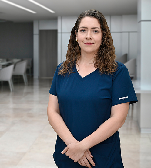 Es la foto de perfil de una ginecóloga y obstetra en Querétaro de Hospital Angeles Querétaro.