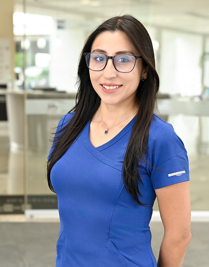 Es la foto de perfil de una cirujana general en Ciudad de México de Hospital Angeles Acoxpa.