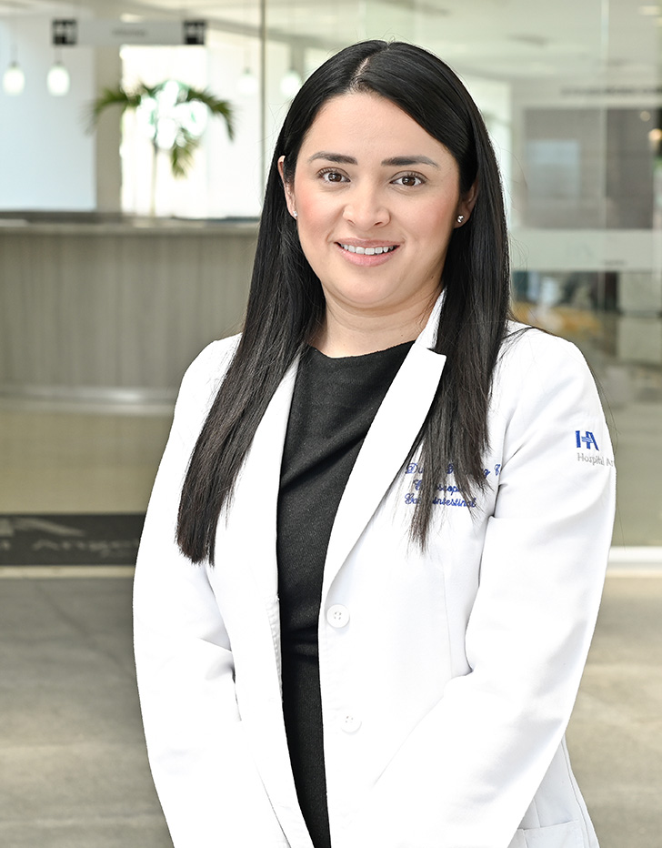 Es la foto de perfil de una endoscopista y gastroenteróloga en Ciudad de México de Hospital Angeles Acoxpa.