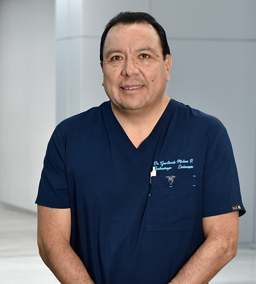 Es la foto de perfil de un endoscopista y cirujano general en Ciudad de México de Hospital Angeles Pedregal.
