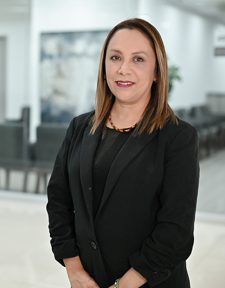 Es la foto de perfil de una internista y geriatra en Ciudad de México de Hospital Angeles Acoxpa.