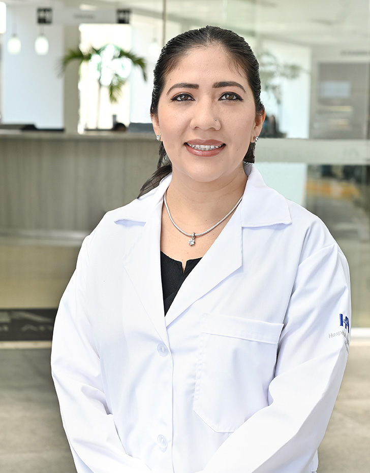 Es la foto de perfil de una cirujana de tórax en Ciudad de México de Hospital Angeles Pedregal.