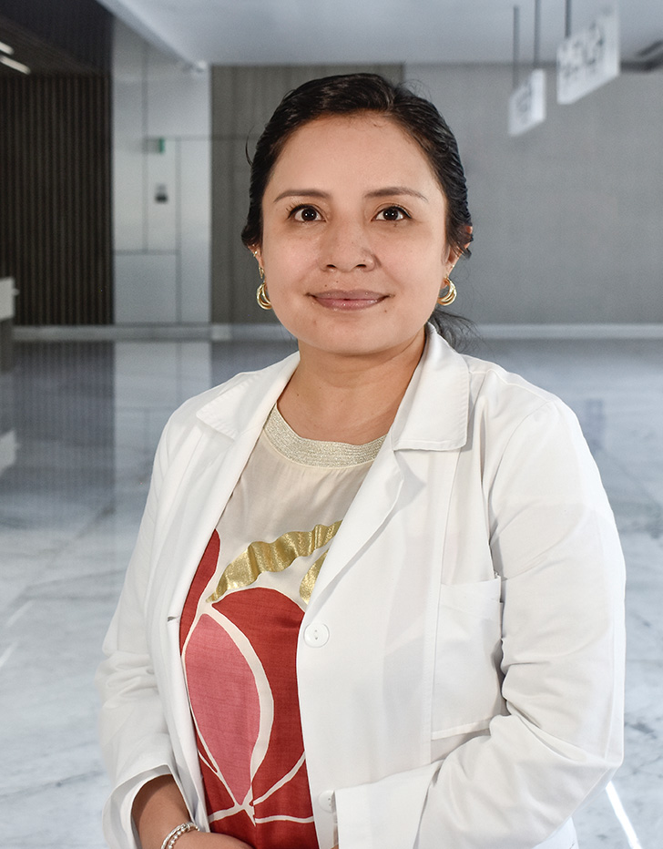 Es la foto de perfil de una inmunóloga y alergóloga pediátrica en Querétaro de Hospital Angeles Centro Sur.