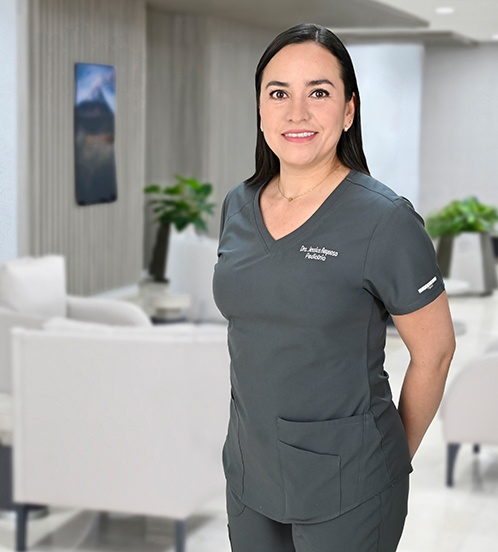Es la foto de perfil de una pediatra en Puebla de Hospital Angeles Puebla.
