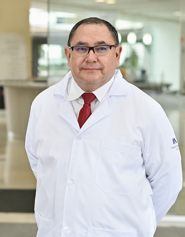 Es la foto de perfil de un cirujano oncólogo en Ciudad de México de Hospital Angeles Acoxpa.