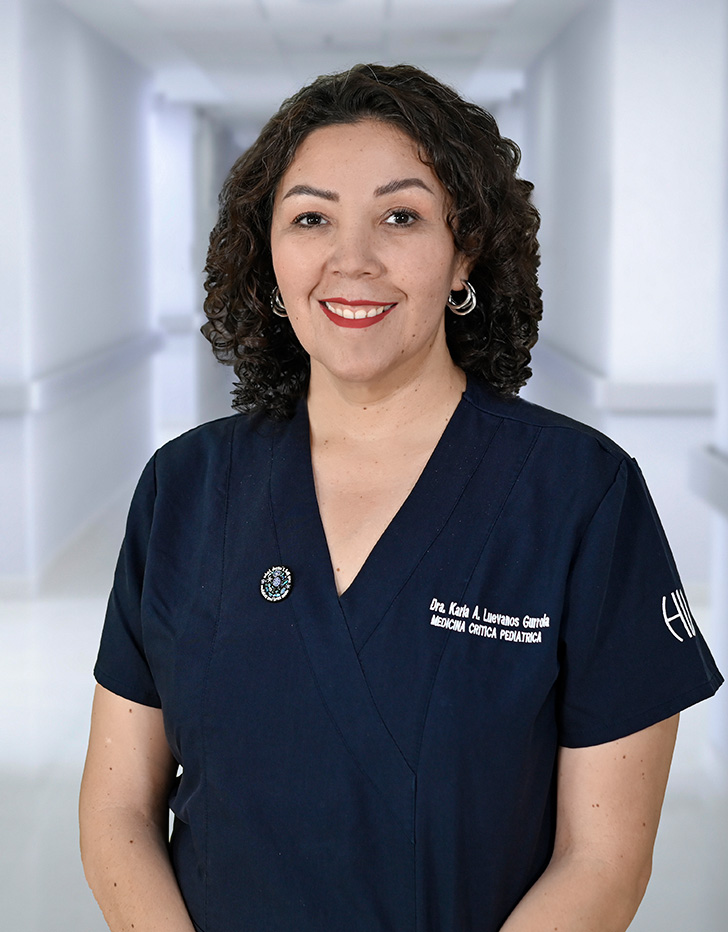 Es la foto de perfil de una especialista en medicina crítica pediátrica en Cd. Juárez de Hospital Angeles Ciudad Juárez.
