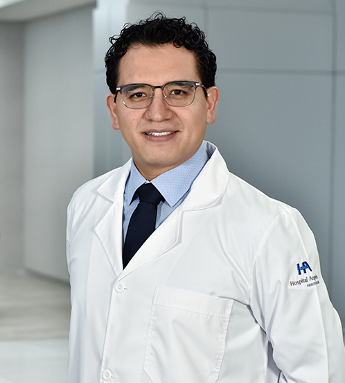 Es la foto de perfil de un cirujano neurológico en Ciudad de México de Hospital Angeles Pedregal.