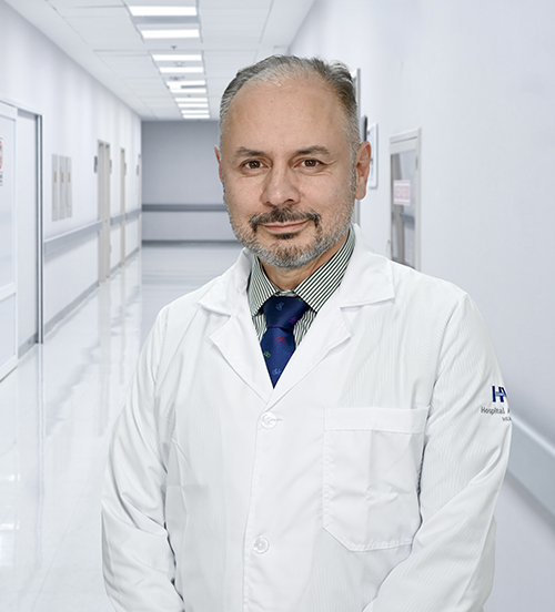 This is the profile photo of a surgical oncologist México  Hospital Angeles Universidad in México City.