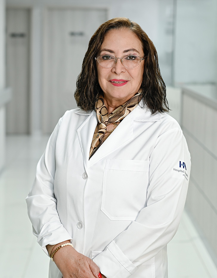 Es la foto de perfil de una ginecóloga en Ciudad de México de Hospital Angeles México.