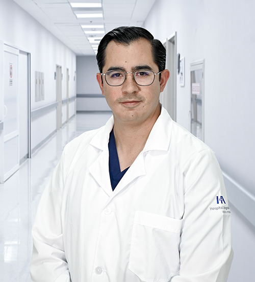 Es la foto de perfil de un cirujano general y coloproctólogo en Ciudad de México de Hospital Angeles Universidad.