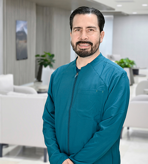 This is the profile photo of a pulmonologist and internist Puebla  Hospital Angeles Puebla .