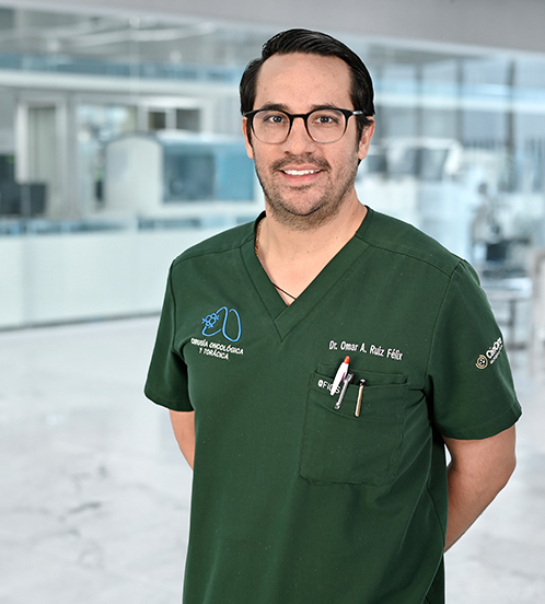 Es la foto de perfil de un cirujano de tórax, cirujano oncológico y cirujano general en Guadalajara de Hospital Angeles Del Carmen y Ciudad de México Hospital Angeles Pedregal.