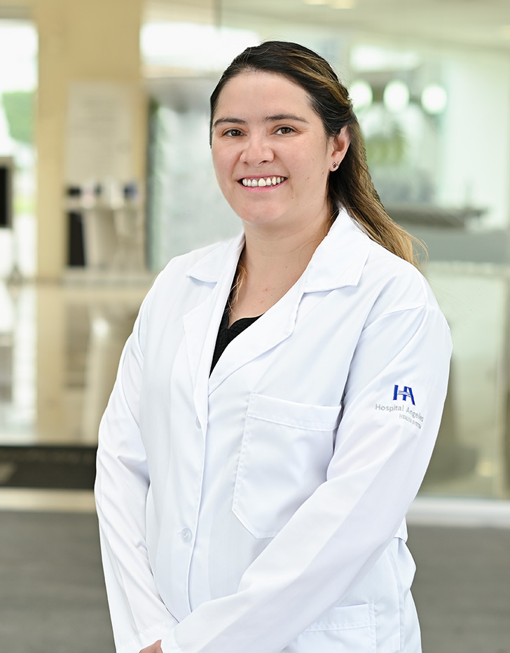 Es la foto de perfil de una cirujana neurológica en Ciudad de México de Hospital Angeles Acoxpa.