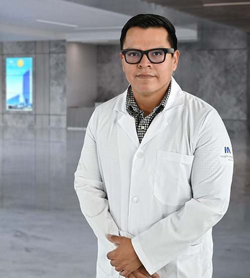 Es la foto de perfil de un especialista en radio-oncología en Querétaro de Hospital Angeles Centro Sur.