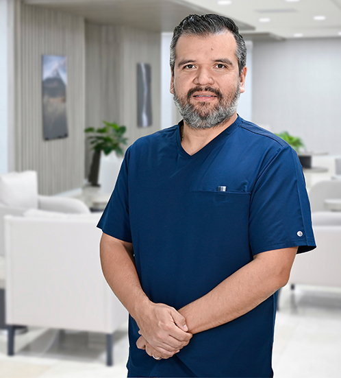 Es la foto de perfil de un otorrinolaringólogo pediátrico en Puebla de Hospital Angeles Puebla.