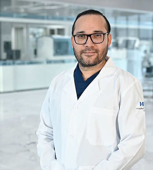 Es la foto de perfil de un gastrocirujano y cirujano general en Guadalajara de Hospital Angeles Del Carmen.